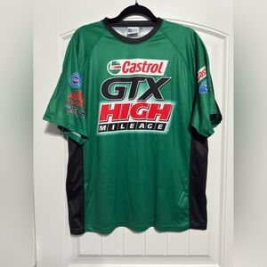 John Force Racing Castrol GTX High Mileage Piit Crew Shirt